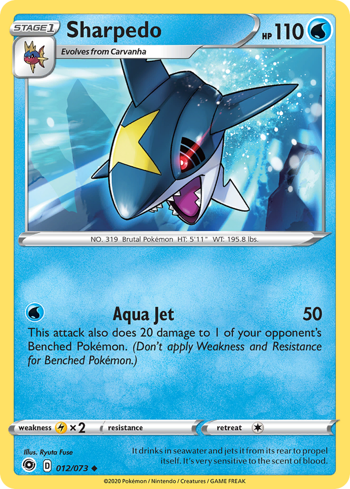 Sharpedo (012/073) [Sword & Shield: Champion's Path] Pokémon