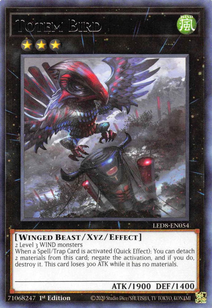 Totem Bird [LED8-EN054] Rare Yu-Gi-Oh!