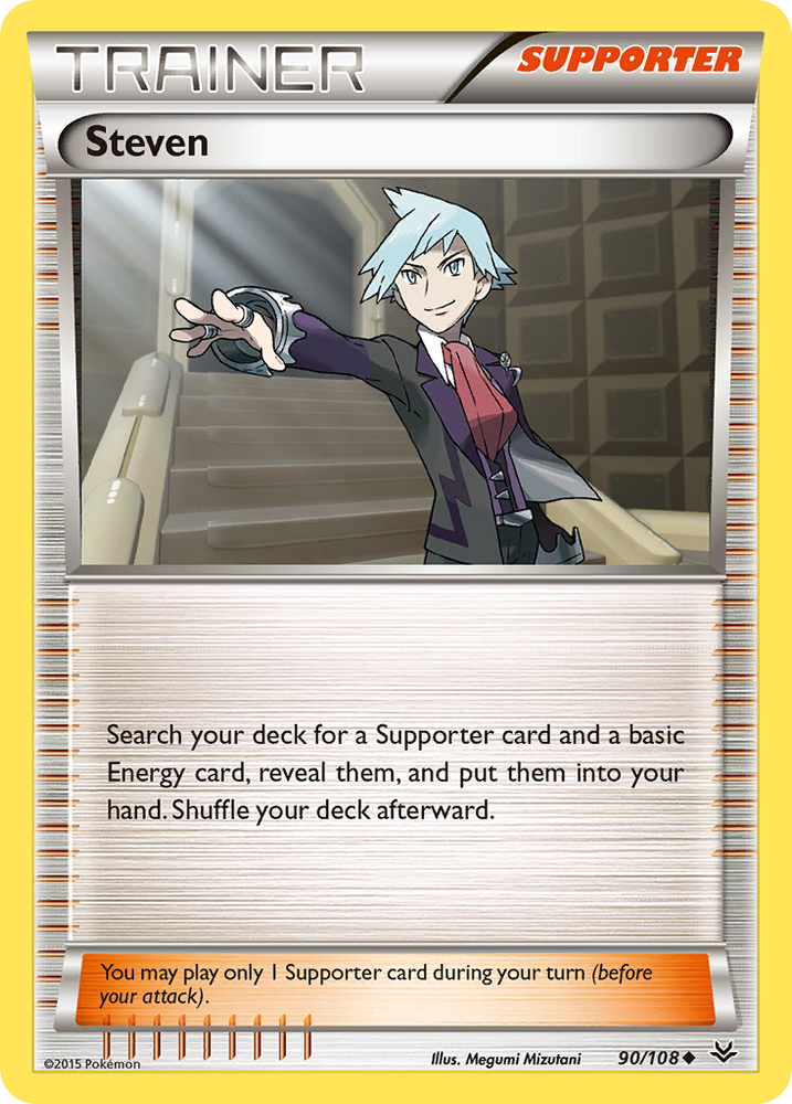Steven (90/108) [XY: Roaring Skies] Pokémon
