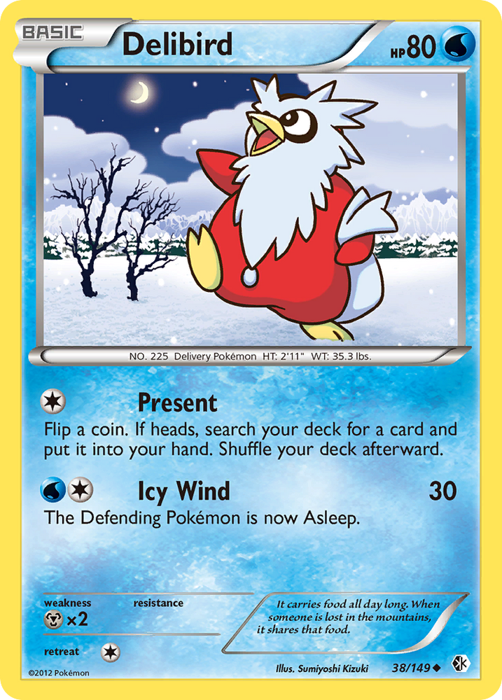 Delibird (38/149) [Black & White: Boundaries Crossed] Pokémon