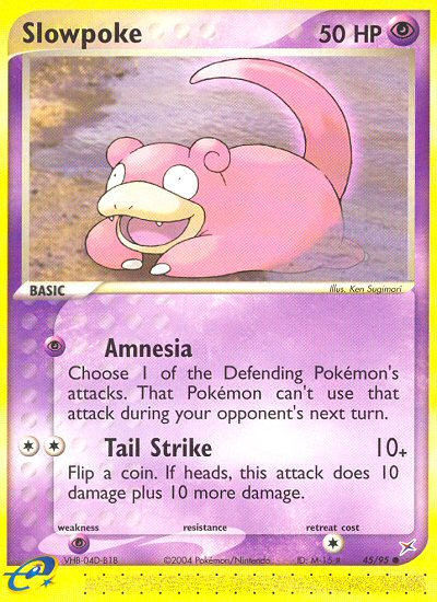Slowpoke (45/95) [EX: Team Magma vs Team Aqua] Pokémon