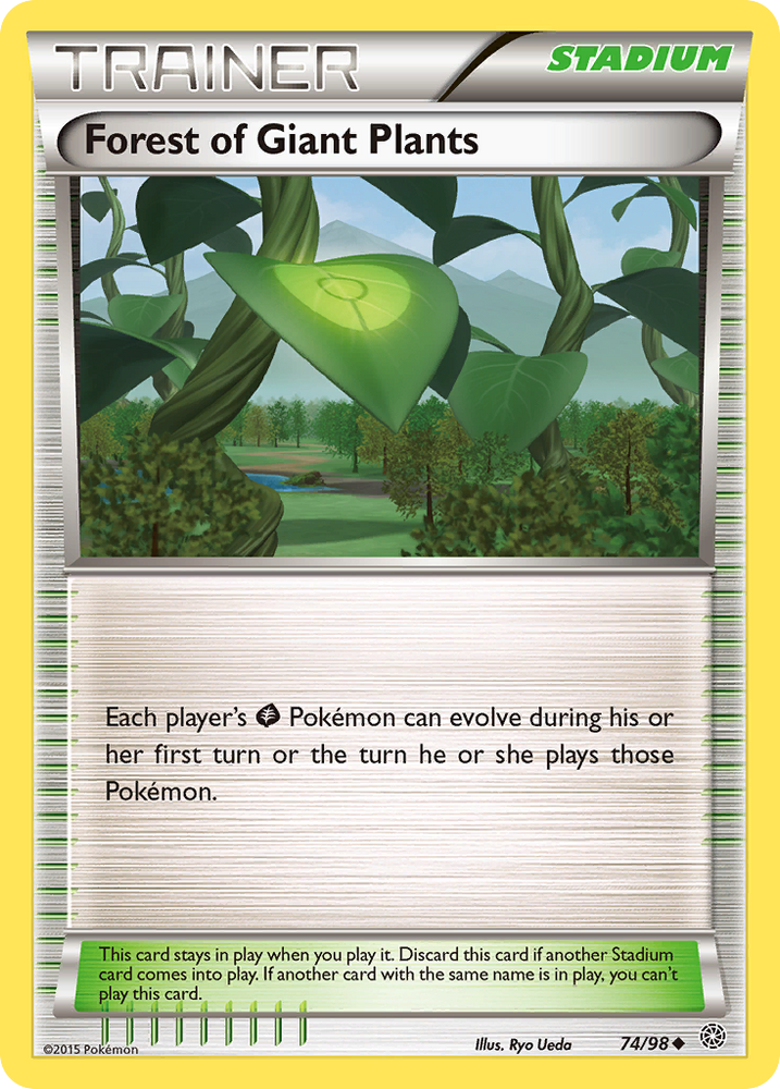 Forest of Giant Plants (74/98) [XY: Ancient Origins] Pokémon
