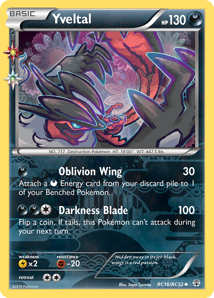 Yveltal (RC16/RC32) [XY: Generations] Pokémon