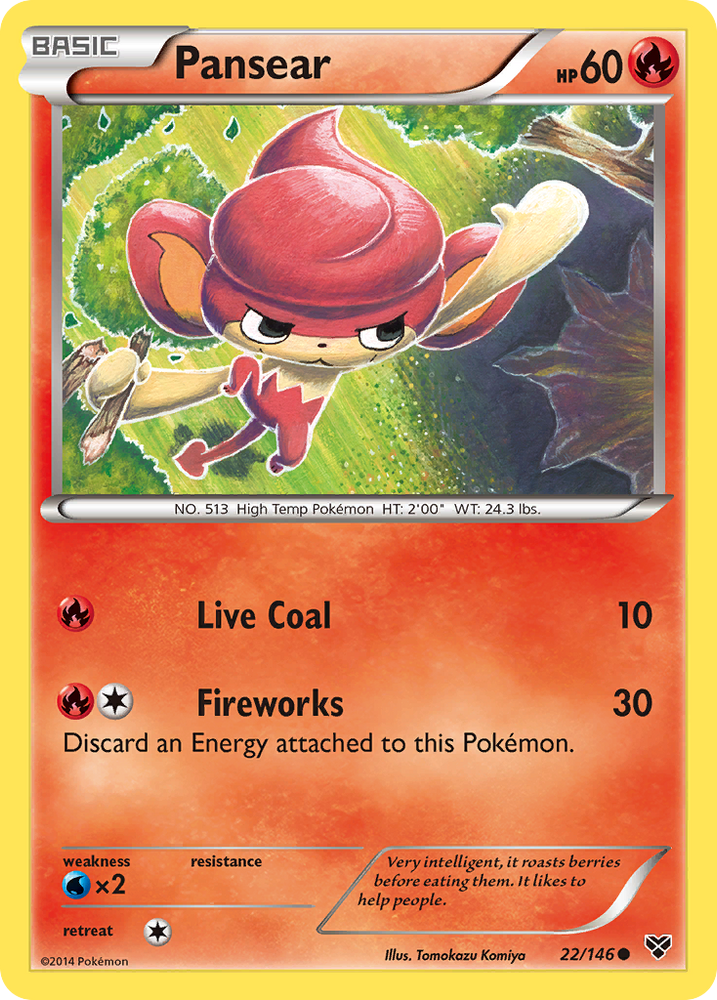 Pansear (22/146) [XY: Base Set] Pokémon