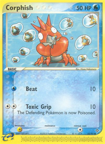 Corphish (54/97) [EX: Dragon] Pokémon