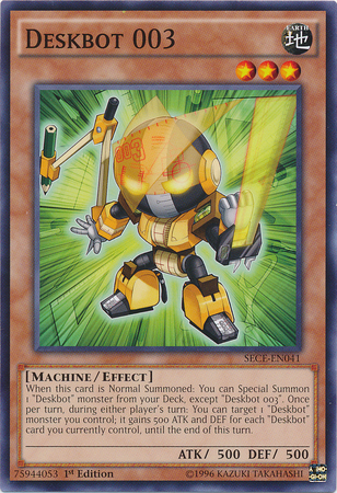 Deskbot 003 [SECE-EN041] Common Yu-Gi-Oh!
