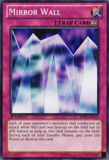 Mirror Wall [BP02-EN172] Mosaic Rare Yu-Gi-Oh!