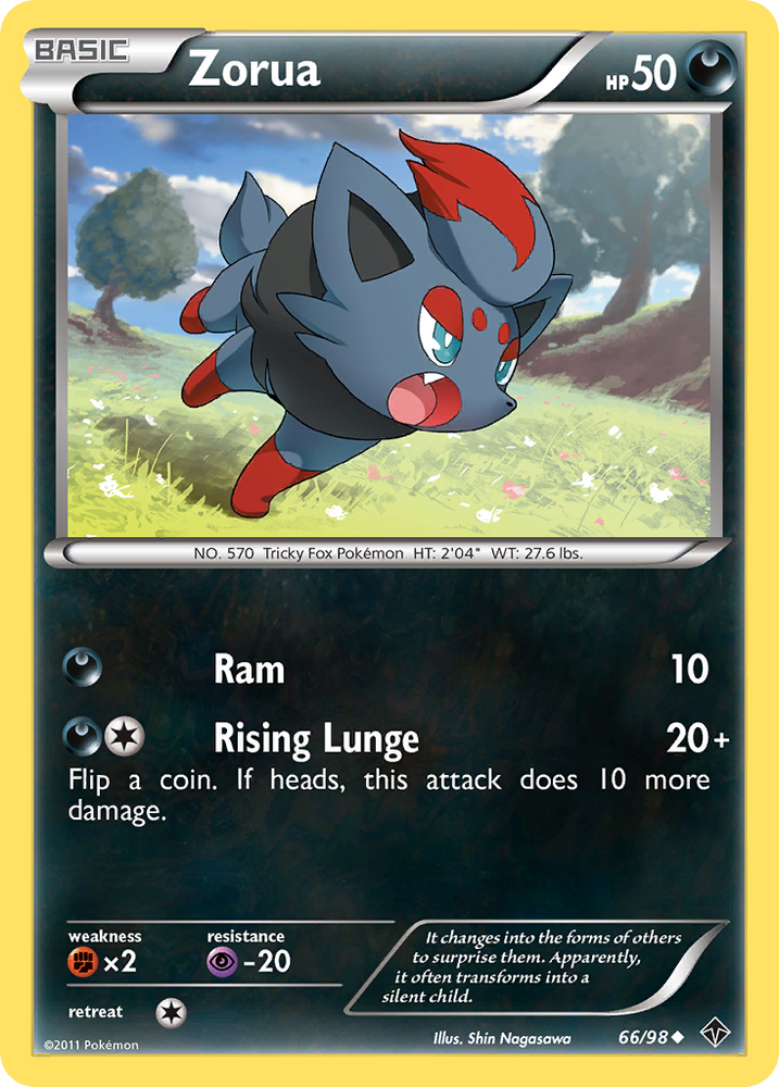 Zorua (66/98) [Black & White: Emerging Powers] Pokémon