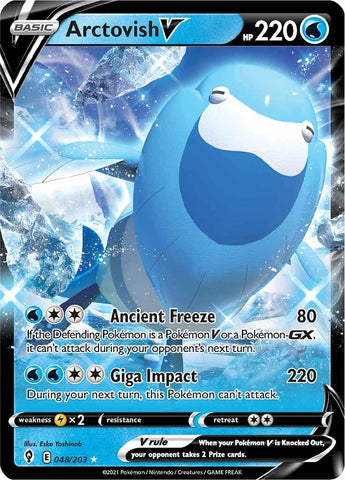 Arctovish V (048/203) [Sword & Shield: Evolving Skies] Pokémon