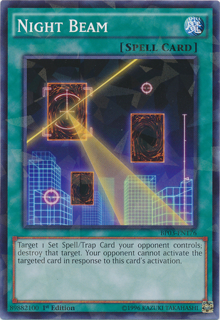 Night Beam [BP03-EN176] Shatterfoil Rare Yu-Gi-Oh!
