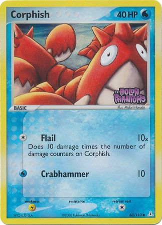 Corphish (63/110) (Stamped) [EX: Holon Phantoms] Pokémon