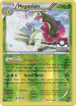 Meganium (3/122) (League Promo) [XY: BREAKpoint] Pokémon