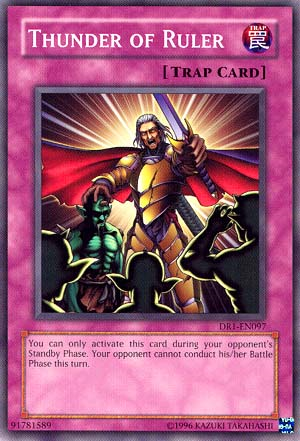 Thunder of Ruler [DR1-EN097] Common Yu-Gi-Oh!