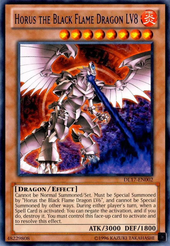 Horus the Black Flame Dragon LV8 (Purple) [DL17-EN002] Rare Yu-Gi-Oh!