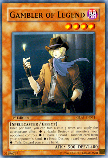 Gambler of Legend [GLAS-EN031] Common Yu-Gi-Oh!