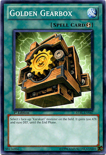 Golden Gearbox [STBL-EN047] Common Yu-Gi-Oh!