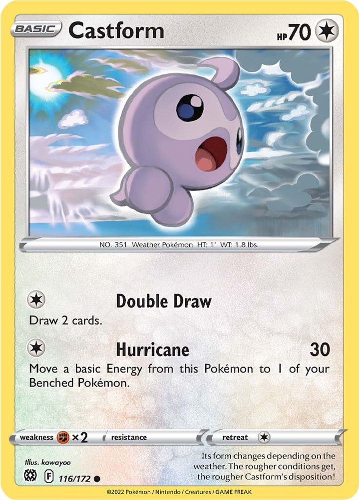 Castform (116/172) [Sword & Shield: Brilliant Stars] Pokémon