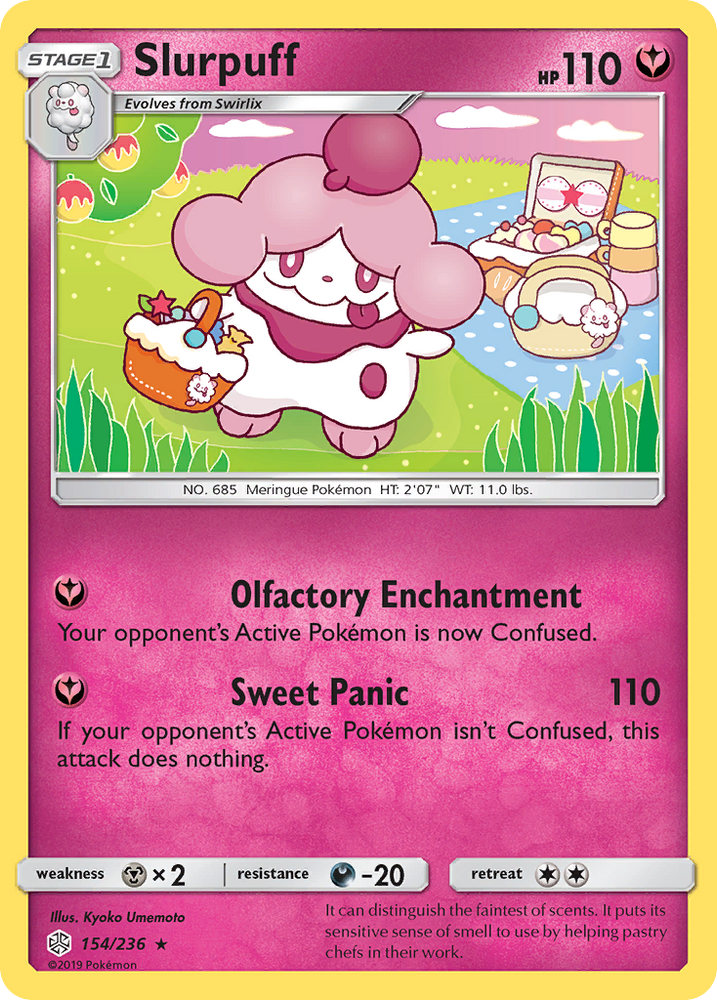 Slurpuff (154/236) [Sun & Moon: Cosmic Eclipse] Pokémon