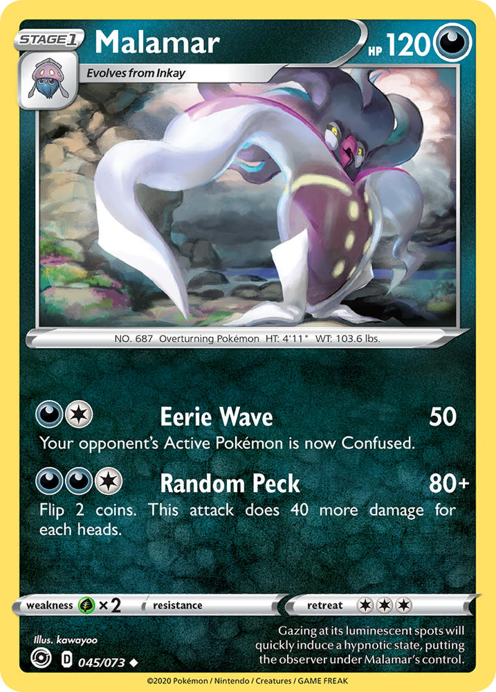 Malamar (045/073) [Sword & Shield: Champion's Path] Pokémon