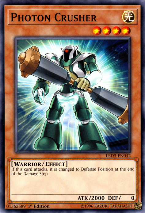 Photon Crusher [LED3-EN042] Common Yu-Gi-Oh!