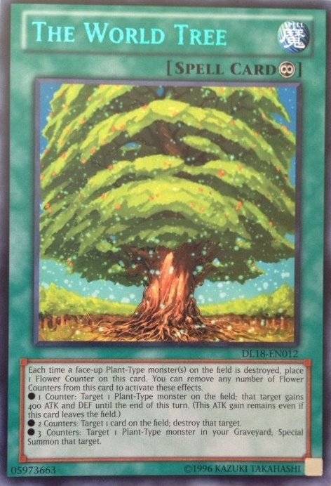 The World Tree (Green) [DL18-EN012] Rare Yu-Gi-Oh!