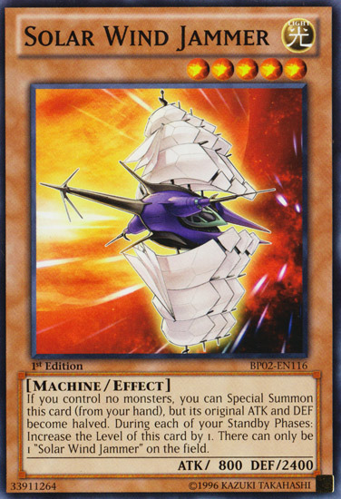 Solar Wind Jammer [BP02-EN116] Mosaic Rare Yu-Gi-Oh!