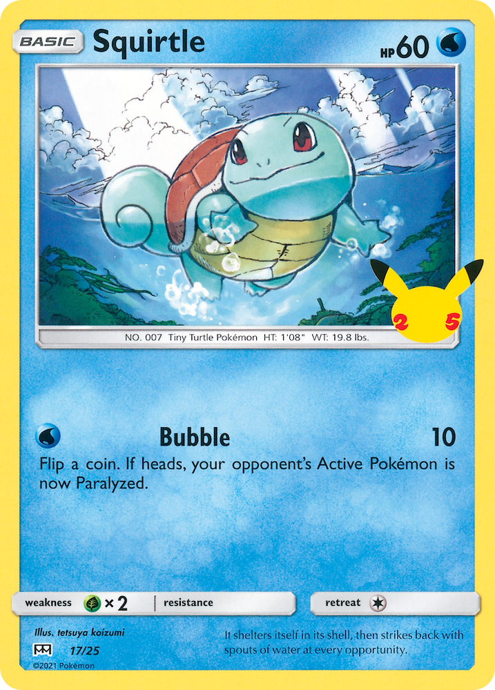 Squirtle (17/25) [McDonald's 25th Anniversary] Pokémon