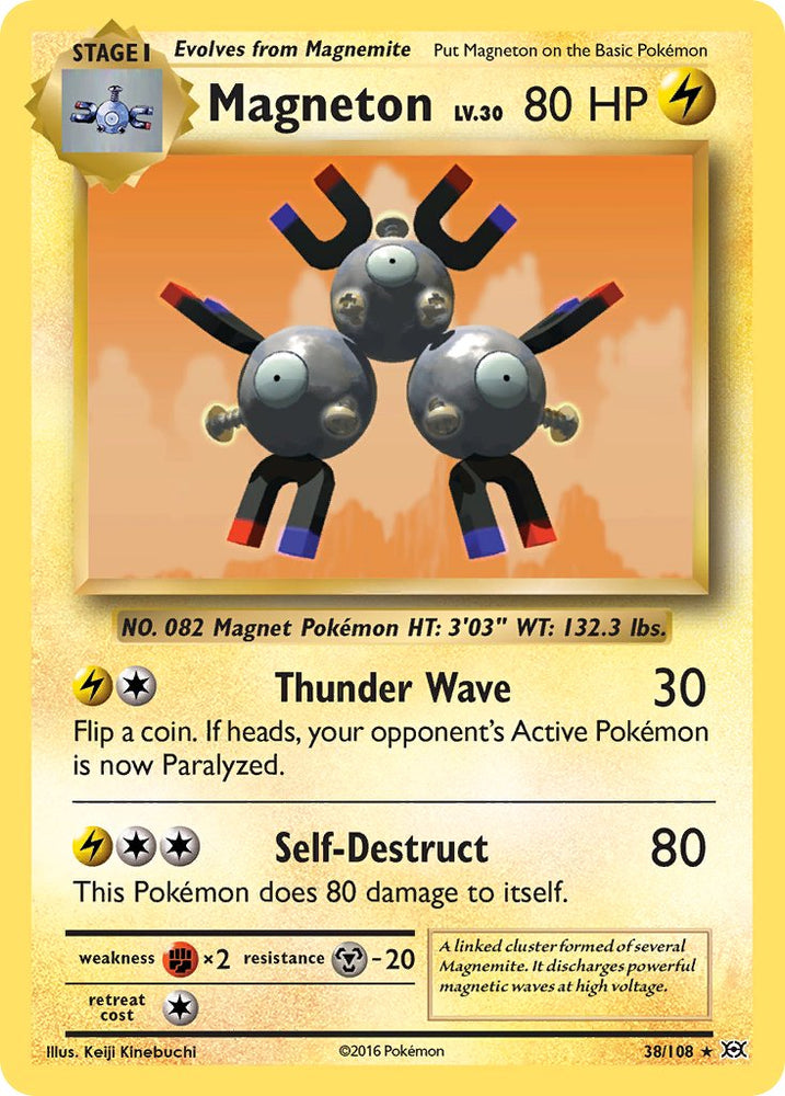 Magneton (38/108) (Theme Deck Exclusive) [XY: Evolutions] Pokémon