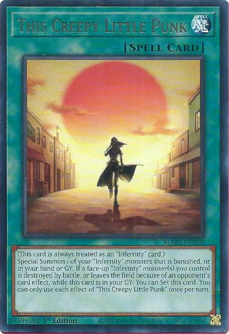 This Creepy Little Punk [MAZE-EN018] Rare Yu-Gi-Oh!