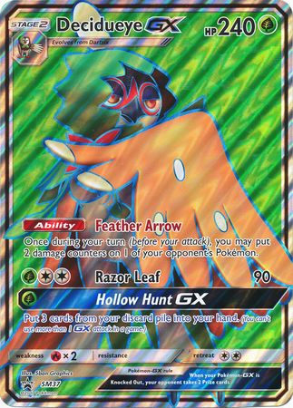 Decidueye GX (SM37) (Jumbo Card) [Sun & Moon: Black Star Promos] Pokémon