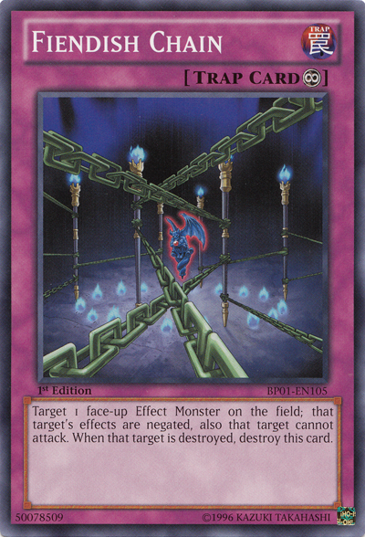 Fiendish Chain [BP01-EN105] Common Yu-Gi-Oh!