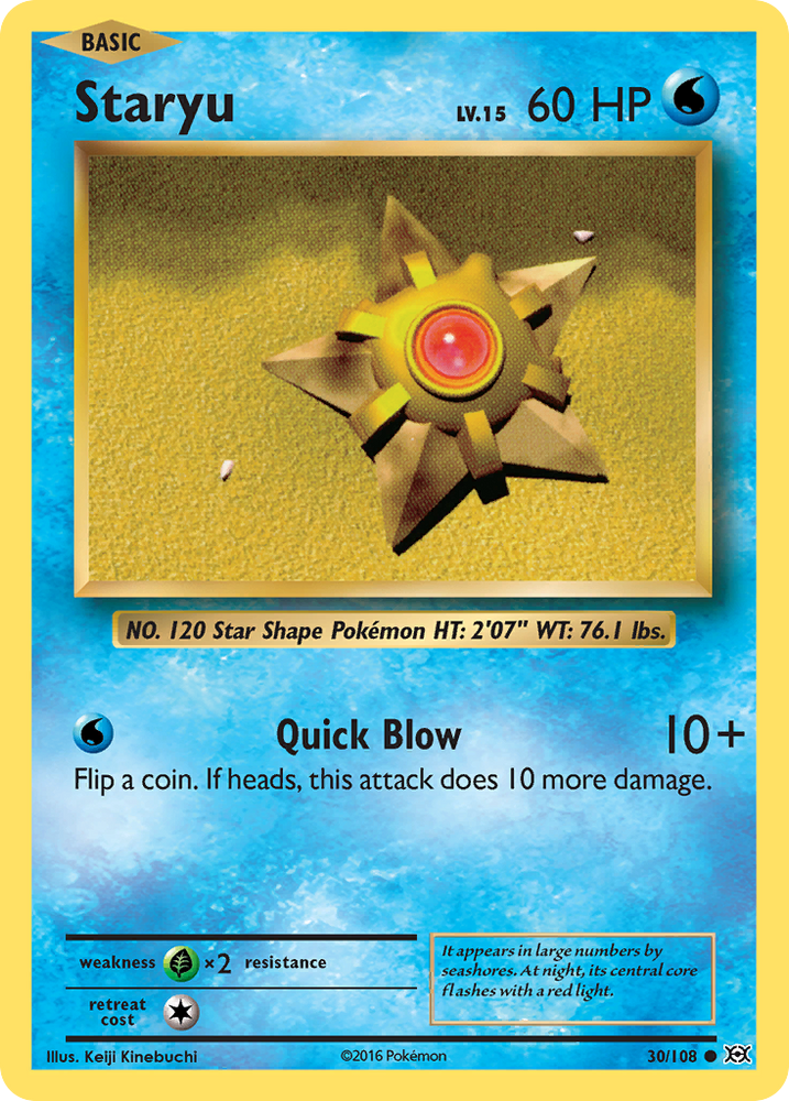 Staryu (30/108) [XY: Evolutions] Pokémon