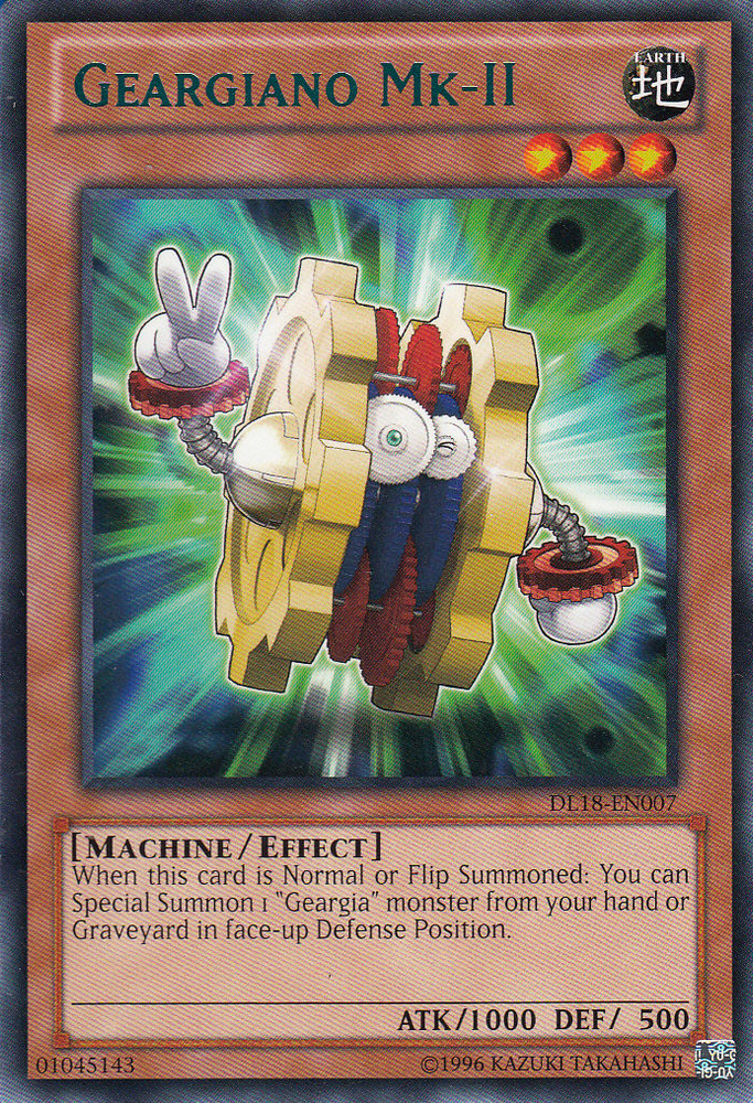 Geargiano Mk-II (Green) [DL18-EN007] Rare Yu-Gi-Oh!