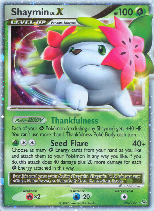 Shaymin LV.X (126/127) [Platinum: Base Set] Pokémon