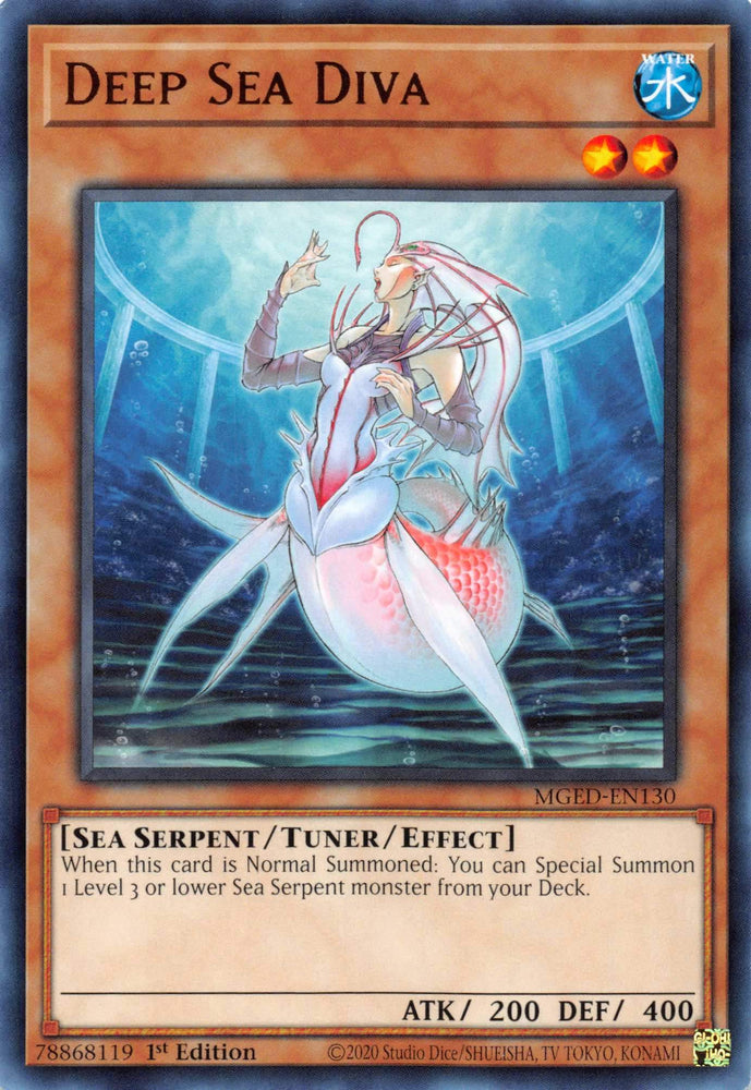 Deep Sea Diva [MGED-EN130] Rare Yu-Gi-Oh!