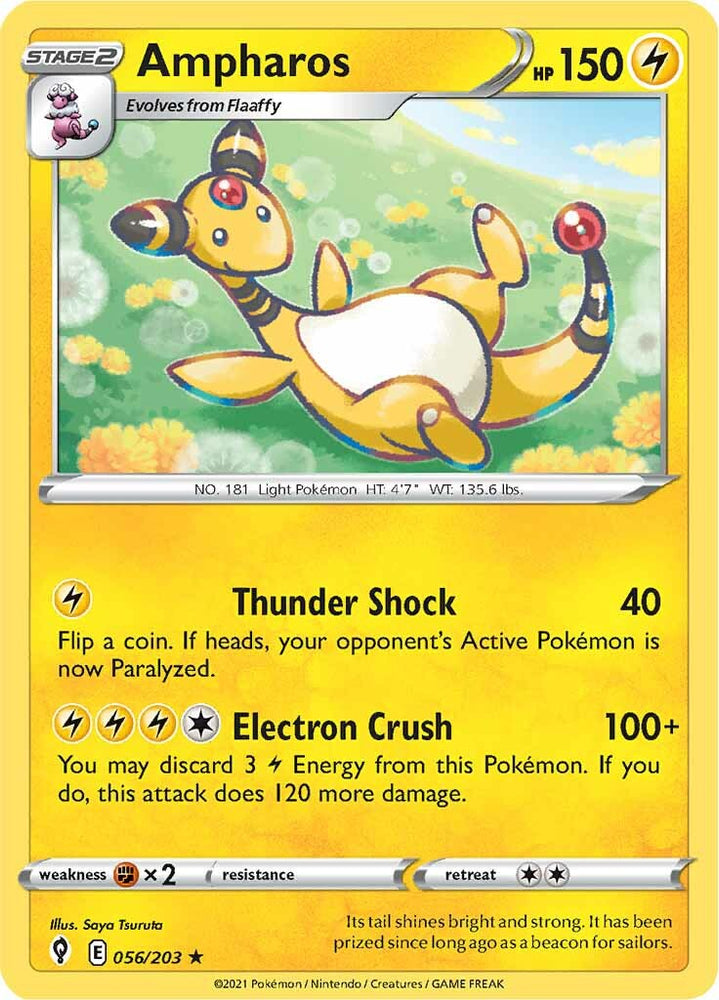 Ampharos (056/203) [Sword & Shield: Evolving Skies] Pokémon