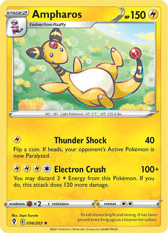 Ampharos (056/203) [Sword & Shield: Evolving Skies] Pokémon