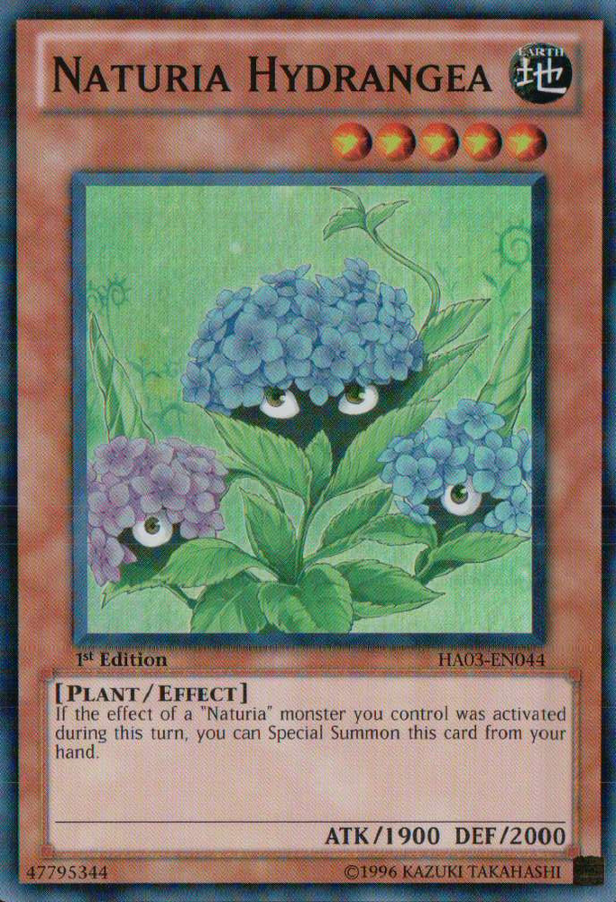 Naturia Hydrangea [HA03-EN044] Super Rare Yu-Gi-Oh!