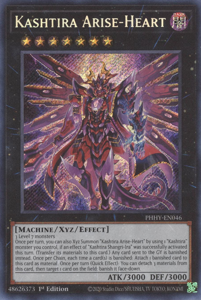 Kashtira Arise-Heart [PHHY-EN046] Secret Rare Yu-Gi-Oh!