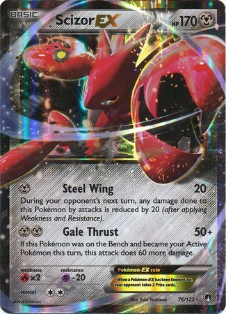 Scizor EX (76/122) (Jumbo Card) [XY: BREAKpoint] Pokémon