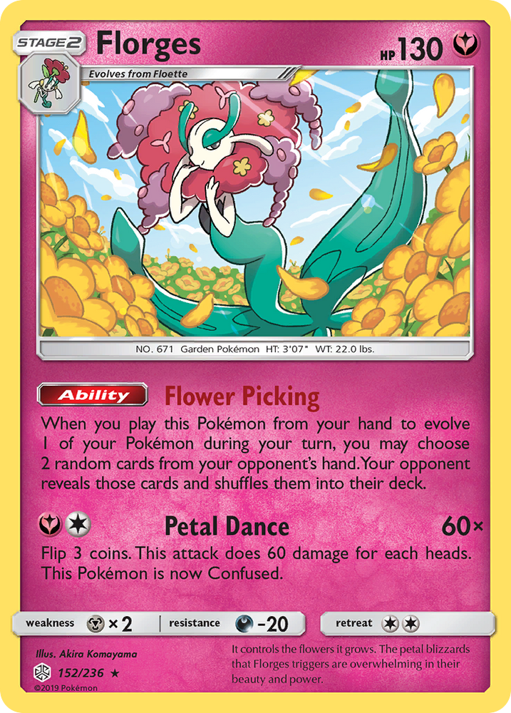 Florges (152/236) [Sun & Moon: Cosmic Eclipse] Pokémon