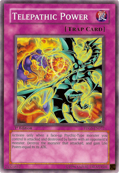Telepathic Power [TDGS-EN072] Common Yu-Gi-Oh!