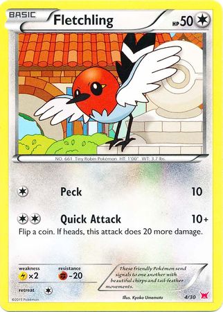 Fletchling (4/30) [XY: Trainer Kit 2 - Latias] Pokémon