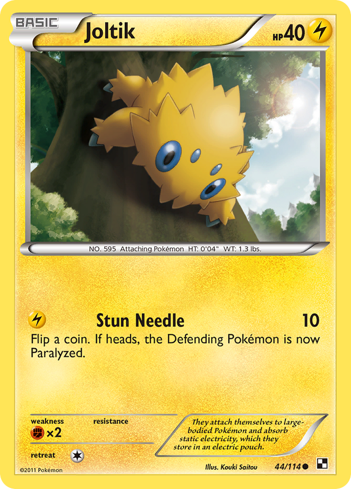 Joltik (44/114) [Black & White: Base Set] Pokémon