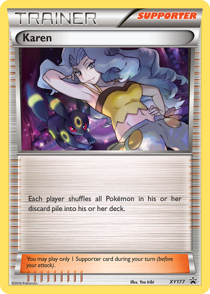 Karen (XY177) [XY: Black Star Promos] Pokémon