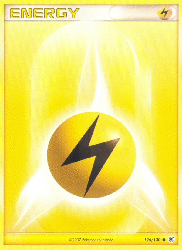 Lightning Energy (126/130) [Diamond & Pearl: Base Set] Pokémon