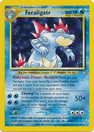 Feraligatr (4/111) [Neo Genesis Unlimited] Pokémon