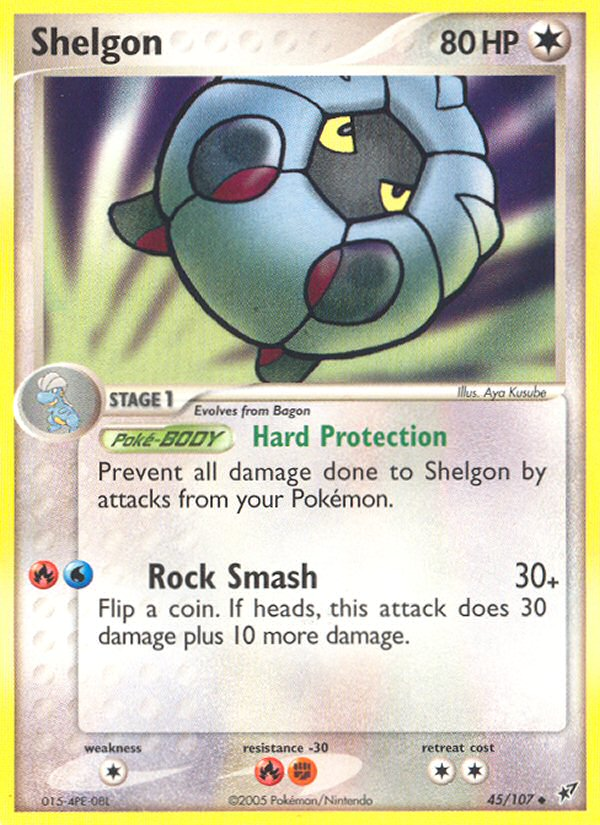 Shelgon (45/107) [EX: Deoxys] Pokémon