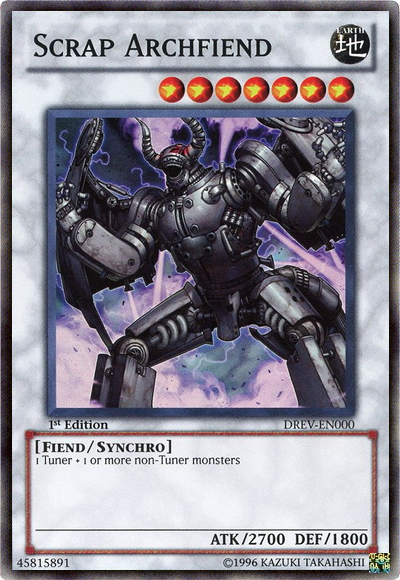 Scrap Archfiend [DREV-EN000] Super Rare Yu-Gi-Oh!