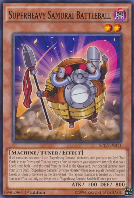 Superheavy Samurai Battleball [SP17-EN011] Common Yu-Gi-Oh!